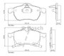 Imagen de PASTILLAS DE FRENO DELANTERA CHEVROLET ASTRA/ZAFIRA 2002->
